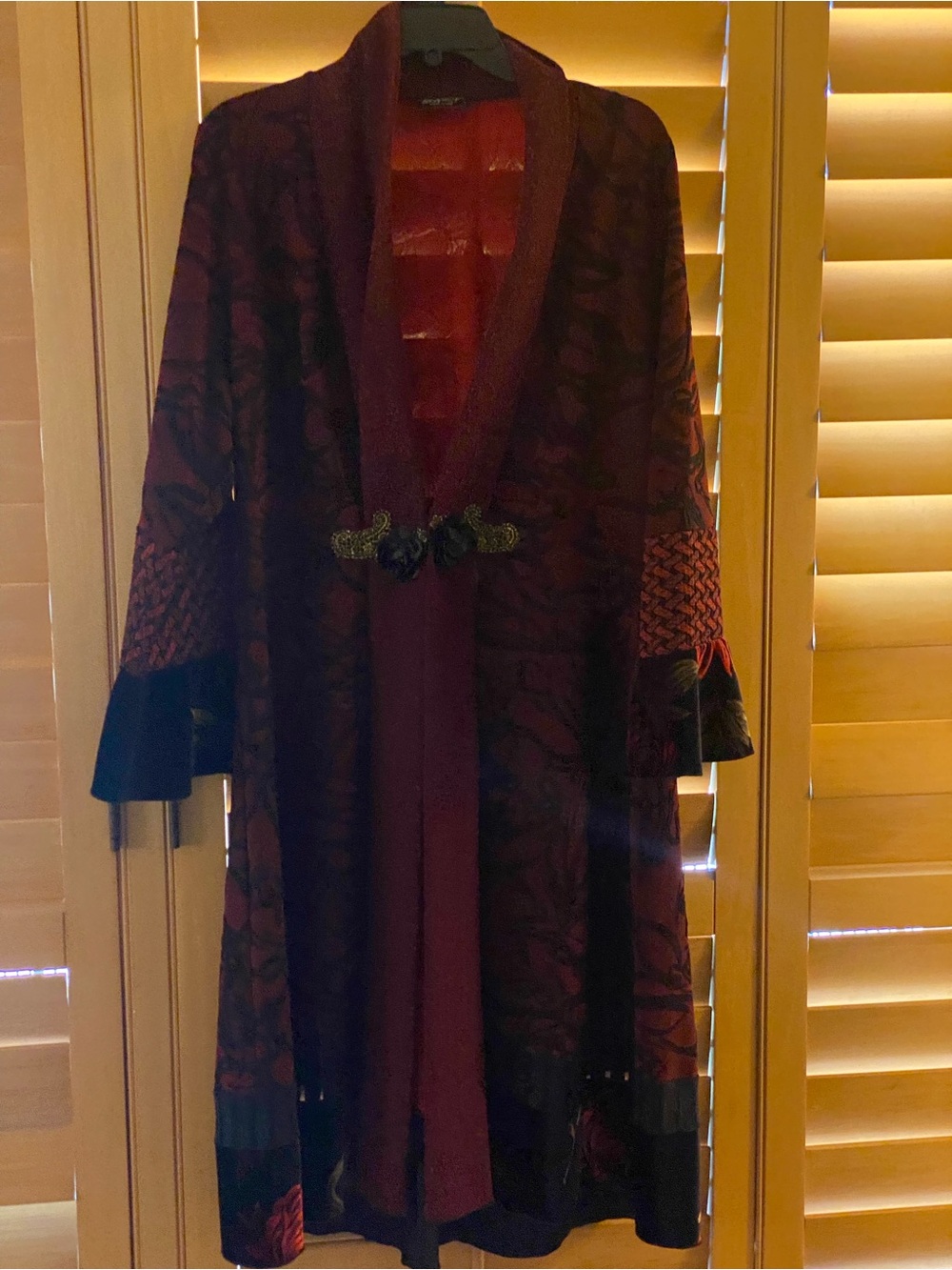 Lee Andersen Art to wear Duster Jacket Sz Large